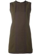 Dsquared2 'military' Rib Detail Dress, Women's, Size: 40, Green, Polyester/spandex/elastane/viscose