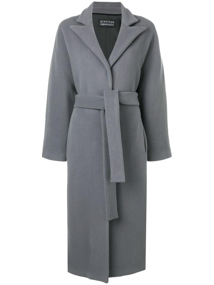 Gianluca Capannolo Belted Coat - Grey