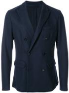 Paolo Pecora Double-breasted Blazer - Blue