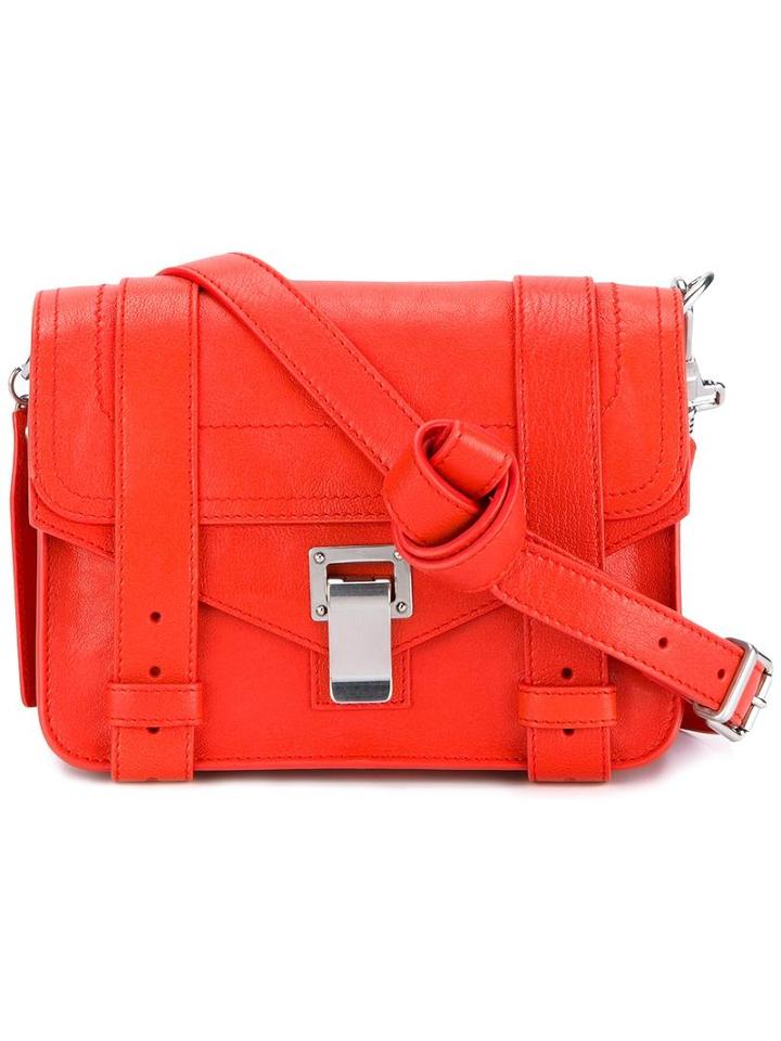 Proenza Schouler 'ps1 Mini' Crossbody Leather Bag, Women's, Yellow/orange