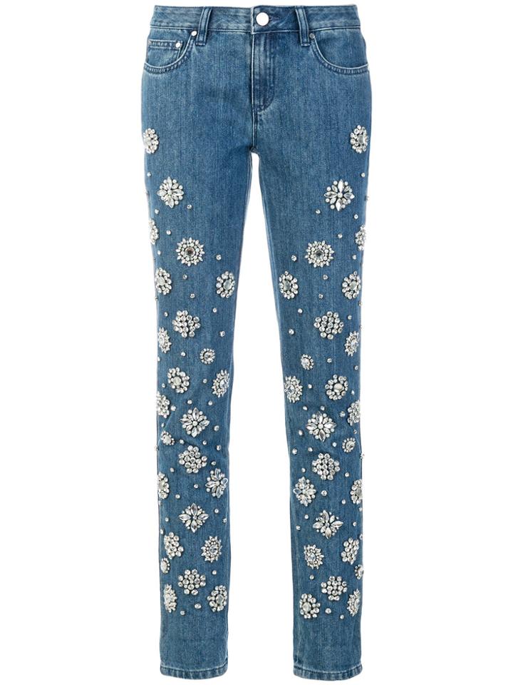 Michael Michael Kors Embellished Jeans - Blue