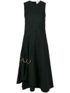 Ports 1961 Ring Detail Flared Dress - Black