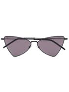 Saint Laurent Eyewear Triangular-frame Sunglasses - Black