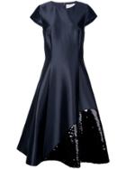Sachin & Babi Rosiers Sequin Embellished Flared Dress - Blue