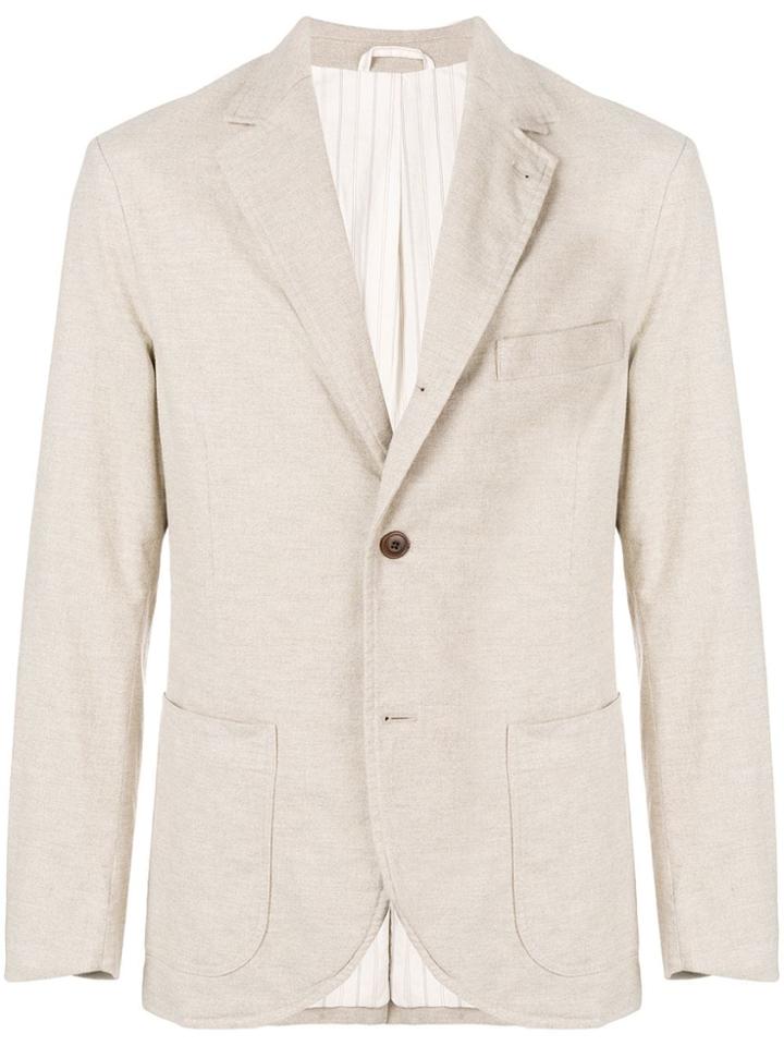 East Harbour Surplus Single Breasted Blazer - Nude & Neutrals