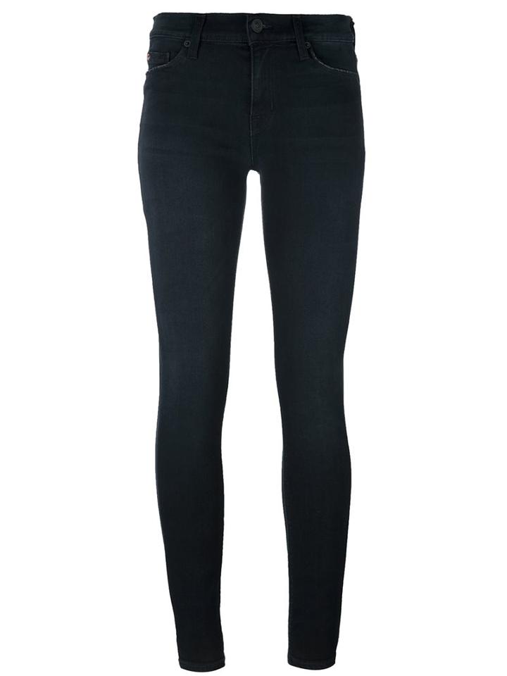 Hudson Skinny Jeans, Women's, Size: 29, Blue, Cotton/polyester/spandex/elastane/rayon