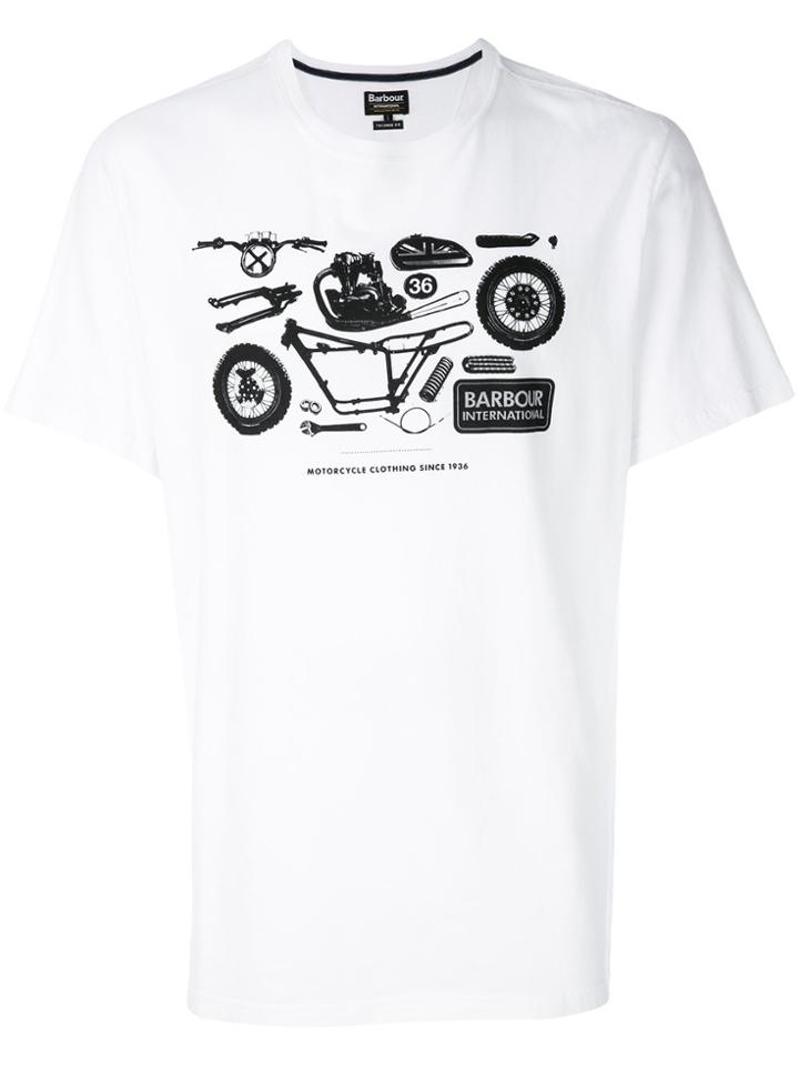 Barbour Graphic Print T-shirt - White