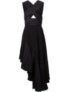 Stella Mccartney Asymmetric Dress, Women's, Size: 42, Black, Rayon/acetate/spandex/elastane