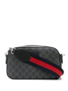Gucci Gg Print Shoulder Bag - Black