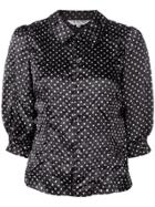 Comme Des Garçons Comme Des Garçons Polka Dot Print Shirt - Black