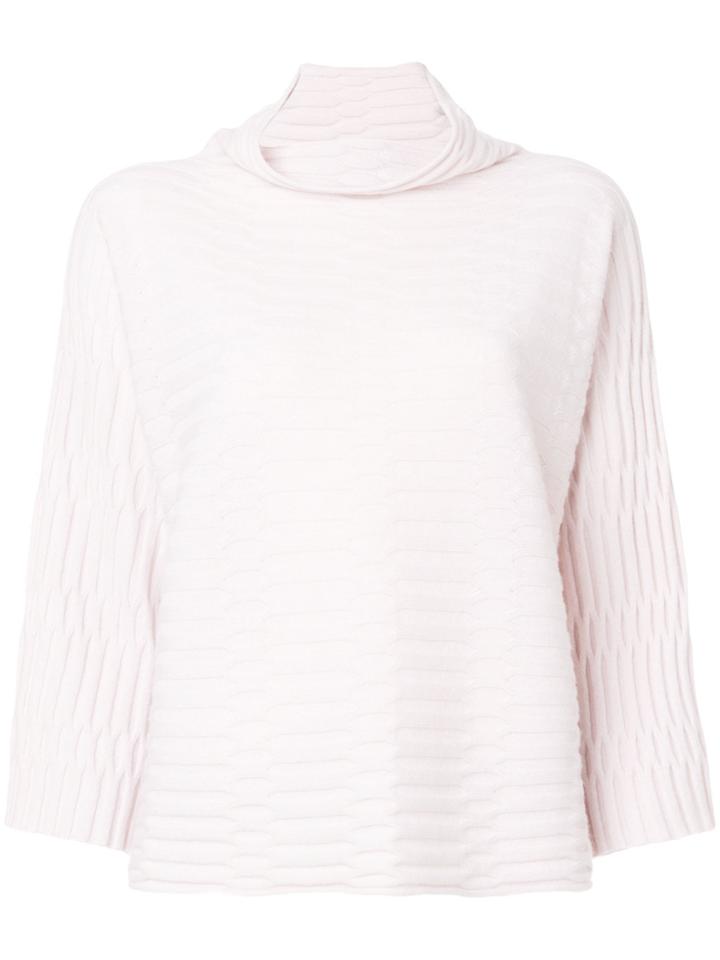 Fabiana Filippi Turtle Neck Jumper - Nude & Neutrals