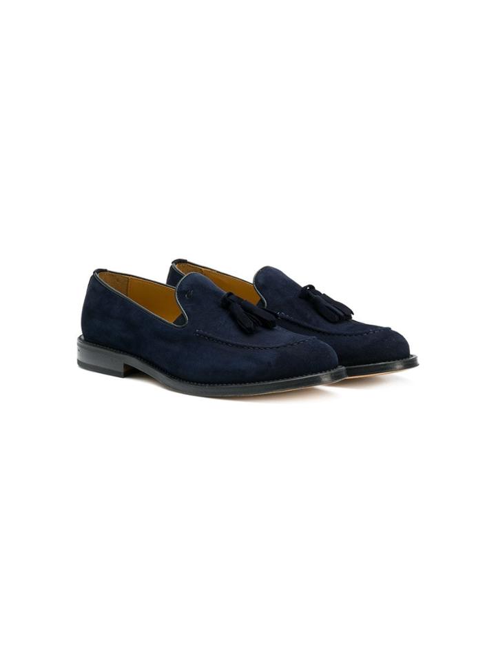 Gallucci Kids Teen Tassel Embellished Loafers - Blue