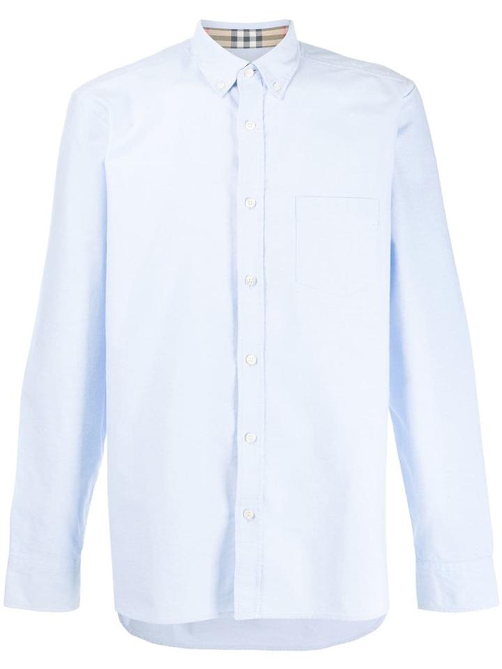 Burberry Chambray Shirt - Blue