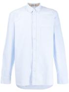 Burberry Chambray Shirt - Blue