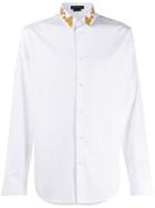 Versace Baroque Embroidery Shirt - White