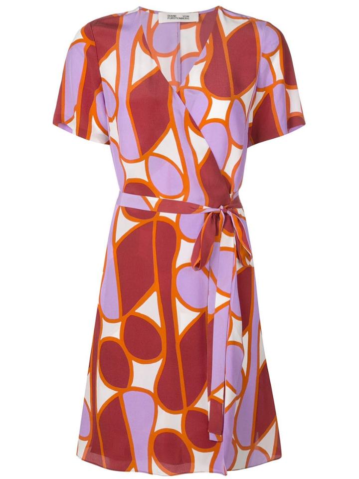 Diane Von Furstenberg Savilla Wrap Dress - Purple