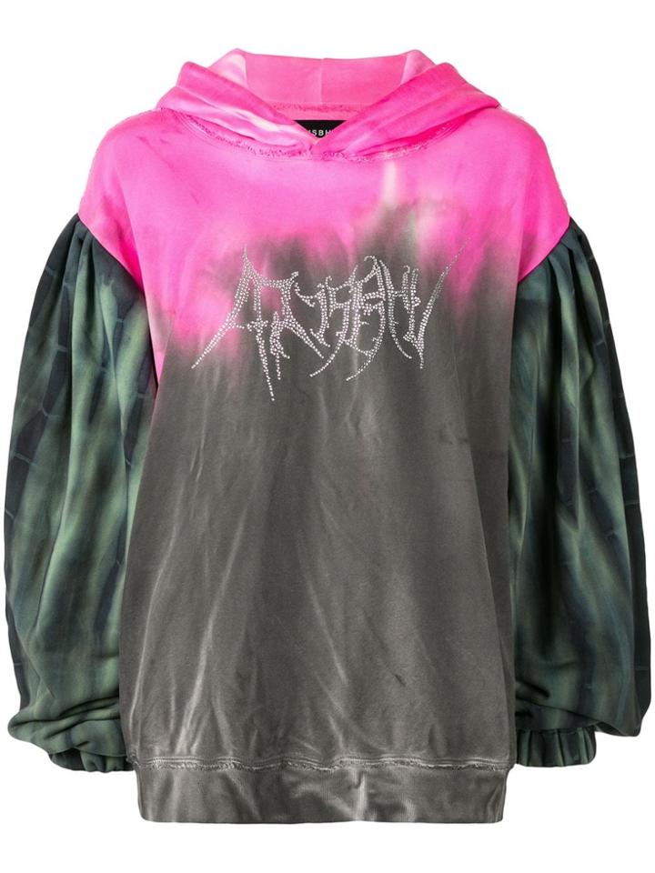 Misbhv Tie Dye Structured Hoodie - Pink