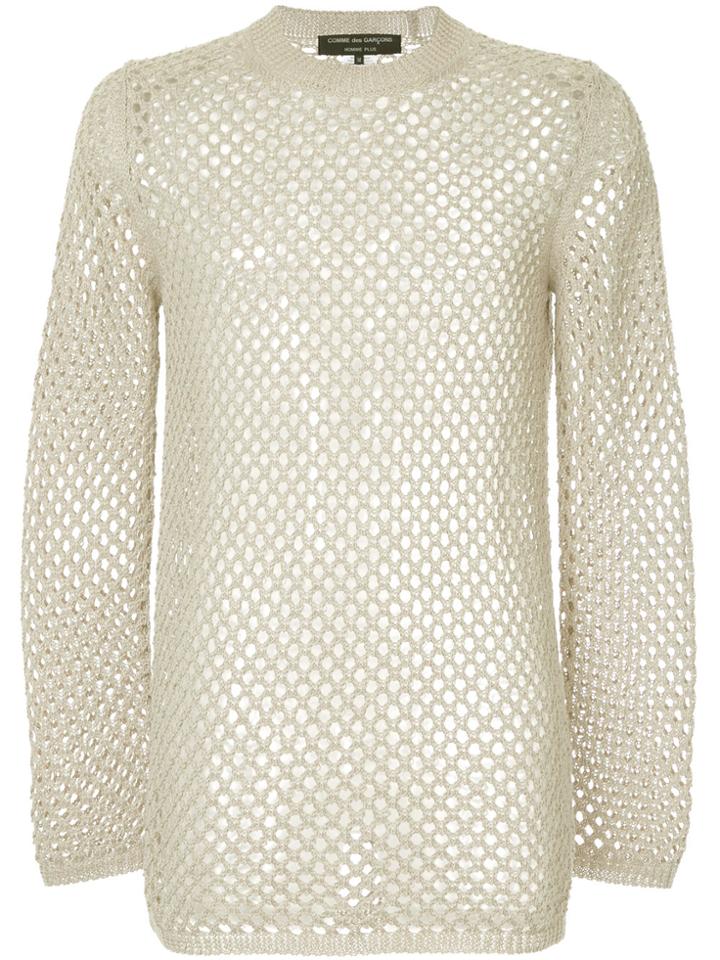 Comme Des Garçons Vintage Loose-knit Jumper - Brown