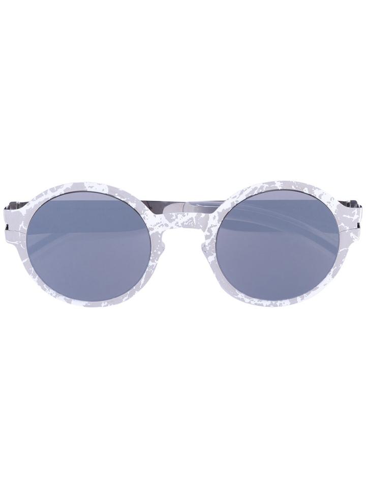 Mykita - Mykita X Maison Margiela 'transfer 003' Sunglasses - Women - Metal - One Size, Grey, Metal