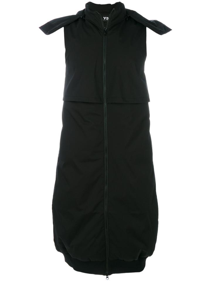 Y-3 Oversized Padded Gilet - Black