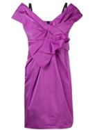 Marc Jacobs Twist Knot Mini Dress - Pink & Purple