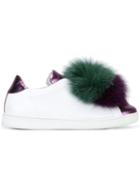 Joshua Sanders Fur Pom-pom Sneakers