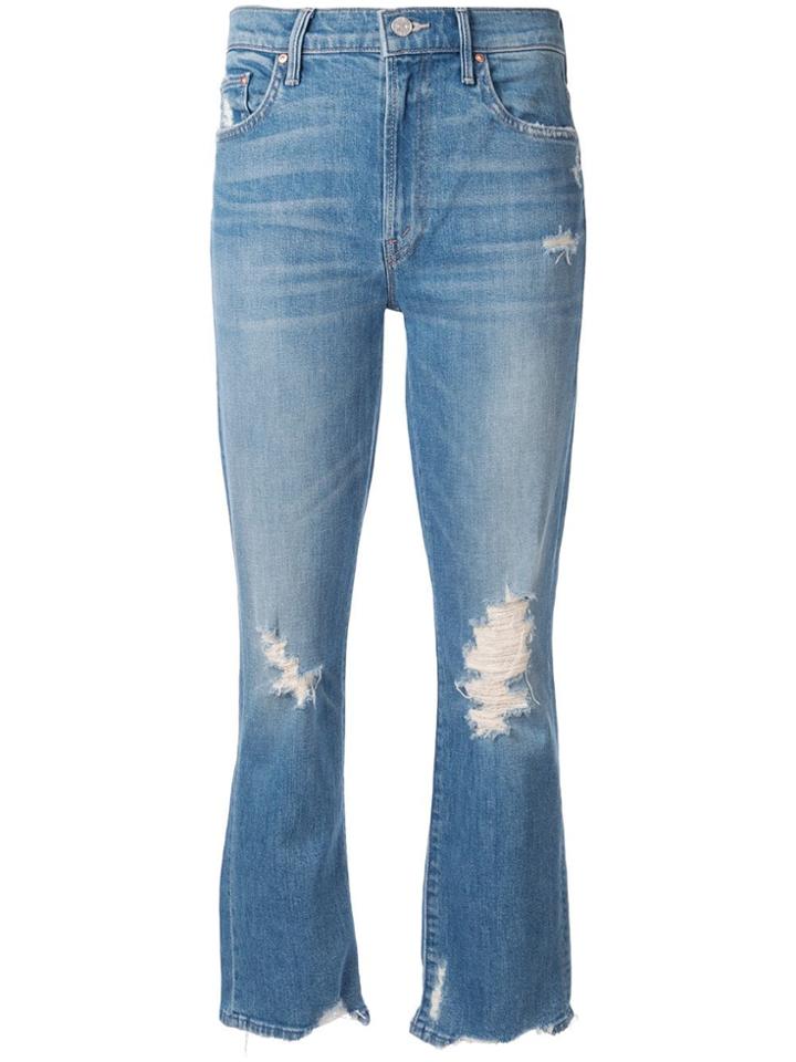 Mother Ankle Length Jeans - Blue