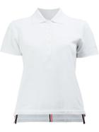 Thom Browne Signature Stripe Polo Shirt - White