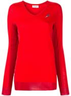 Sonia Rykiel Lavender Knit Sweatshirt - Red