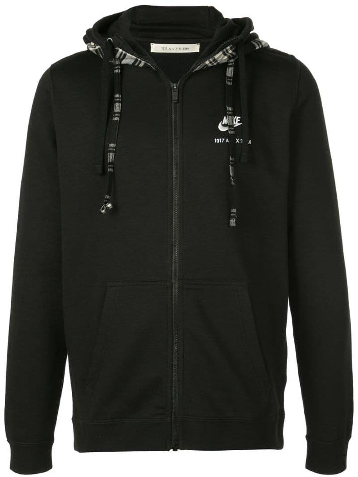 1017 Alyx 9sm Nike X 1017 Alyx 9sm Zipped Hoodie - Black