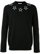 Givenchy Star Embroidered Sweater - Black