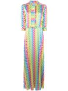 Ultràchic Long Colour-block Dress - Multicolour