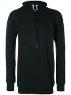 11 By Boris Bidjan Saberi Long Hoodie - Black