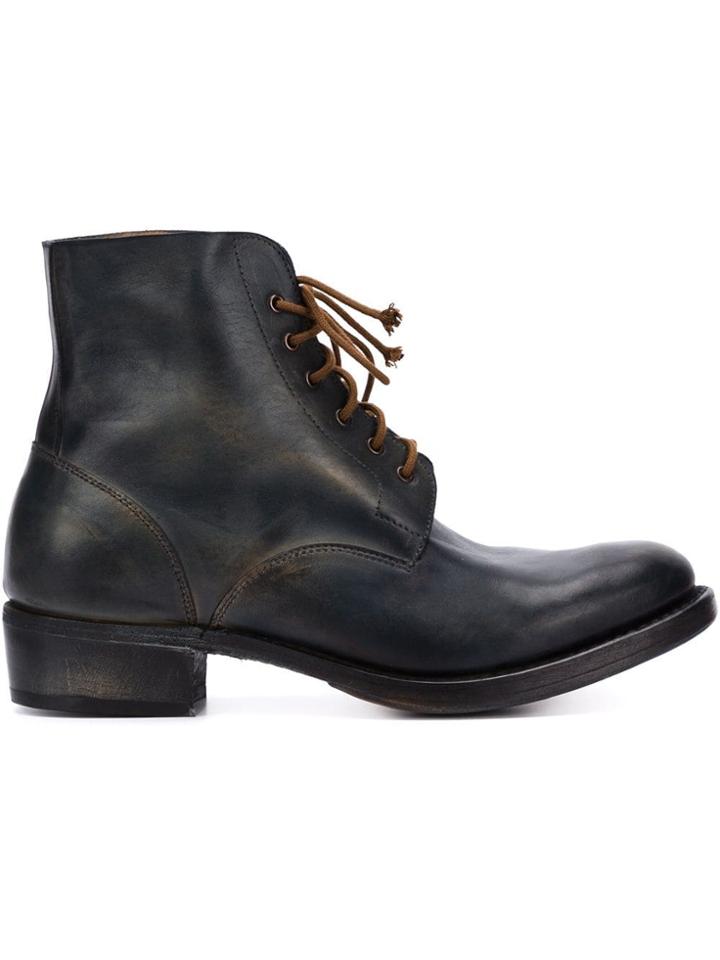 Cherevichkiotvichki Lace-up Ankle Boots - Blue