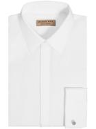 Burberry Slim Fit Double-cuff Cotton Dress Shirt - White