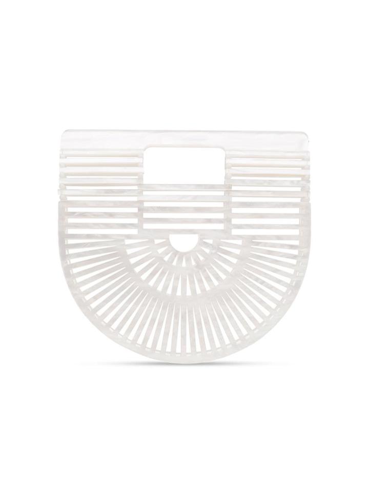 Cult Gaia White Ark Small Acrylic Bag