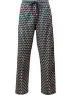 Gucci Geometric Print Jogging Pants - Green
