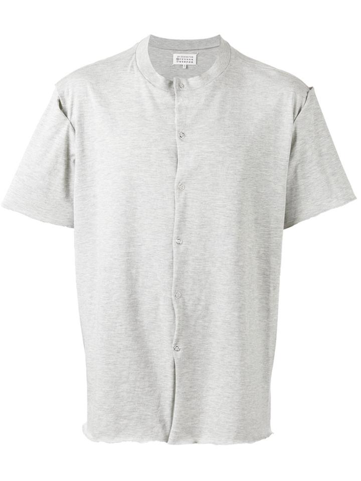 Maison Margiela Button Front T-shirt - Grey