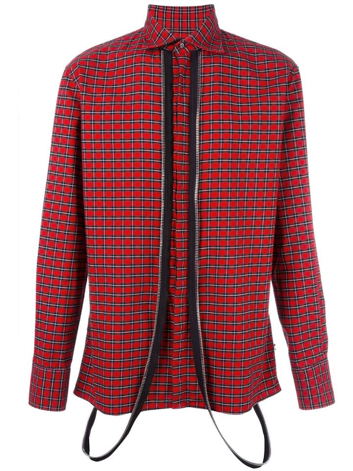 Dsquared2 Punk Dean Collar Tartan Shirt