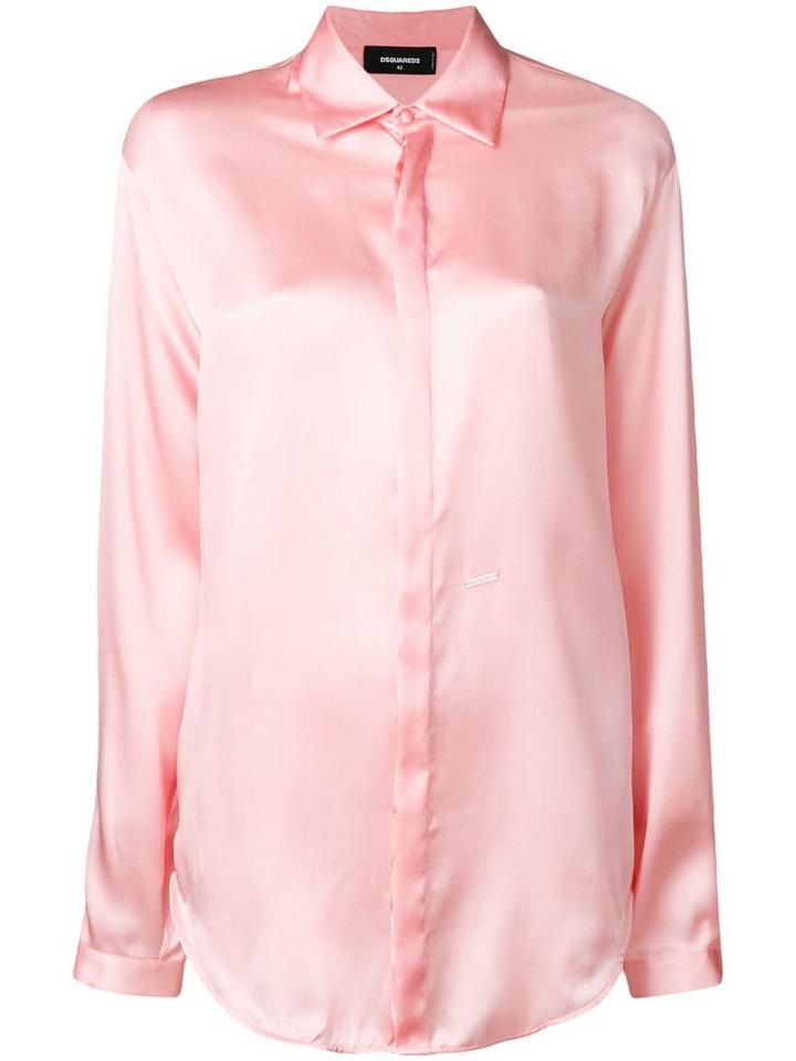 Dsquared2 Satin Shirt - Pink