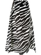 Junya Watanabe Comme Des Garçons Zebra Print A-line Skirt