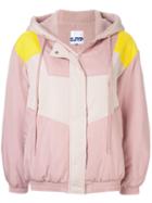 Sjyp Hooded Panelled Jacket - Pink