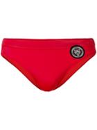 Plein Sport Logo Patch Swim Briefs - Red