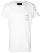 Mjb Printed Distressed T-shirt - White
