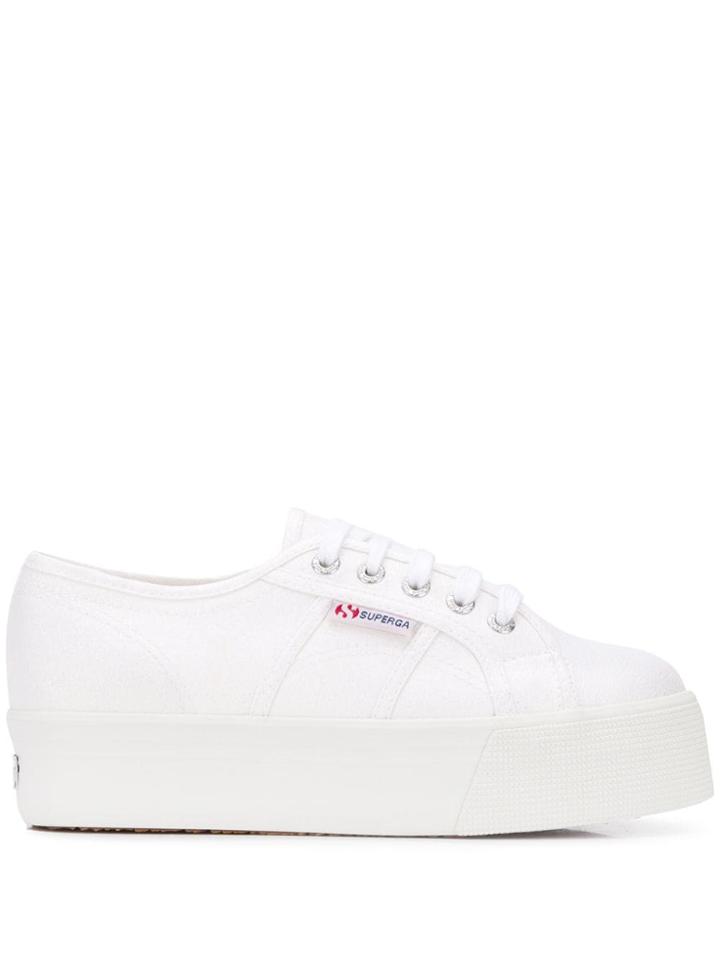Superga 2790 Flatform Sneakers - White