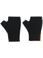 Barena Fingerless Knit Gloves - Black