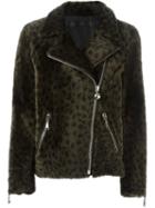 Drome Zipped Jacket, Women's, Size: Medium, Green, Sheep Skin/shearling/acetate/viscose