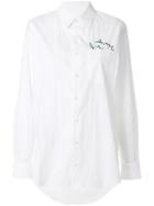 Julien David Embroidered Shirt - White