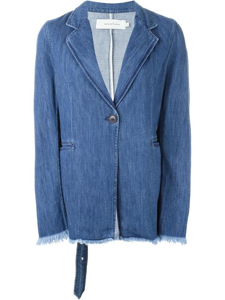 Marques'almeida Frayed Single Button Jacket