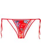 Dsquared2 Beachwear Palm Tree Print Bikini Briefs